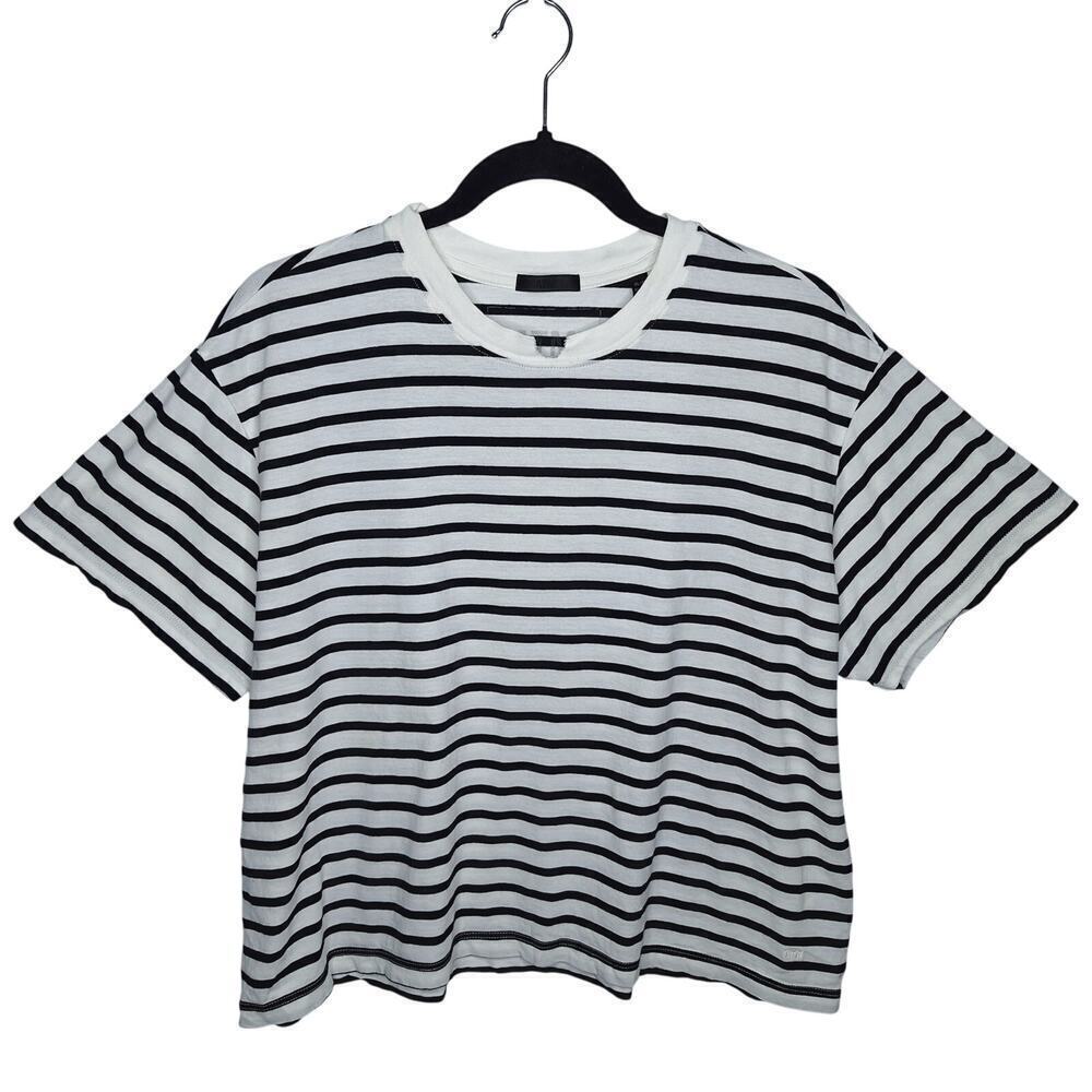 ATM Anthony Thomas Melillo Classic Jersey Striped Short Sleeve Boy Tee XL Breton